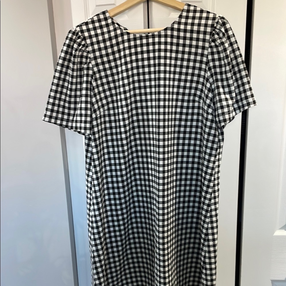 Checkered Sheath Dress
